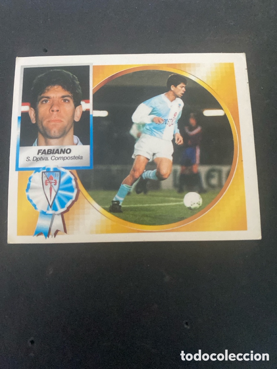 Cromos de f&uacute;tbol: Cromo liga 94/95 S.D. Compostela nunca pegado