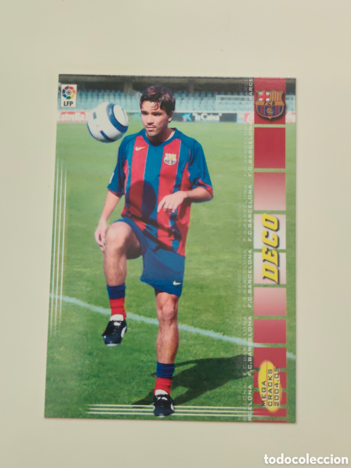 Cromos de f&uacute;tbol: 63 DECO FC BARCELONA MEGACRACKS 2004 2005