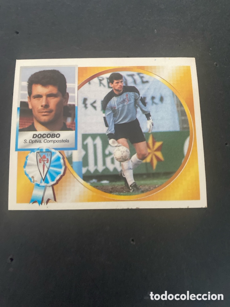Cromos de f&uacute;tbol: Cromo liga 94/95 S.D. Compostela nunca pegado