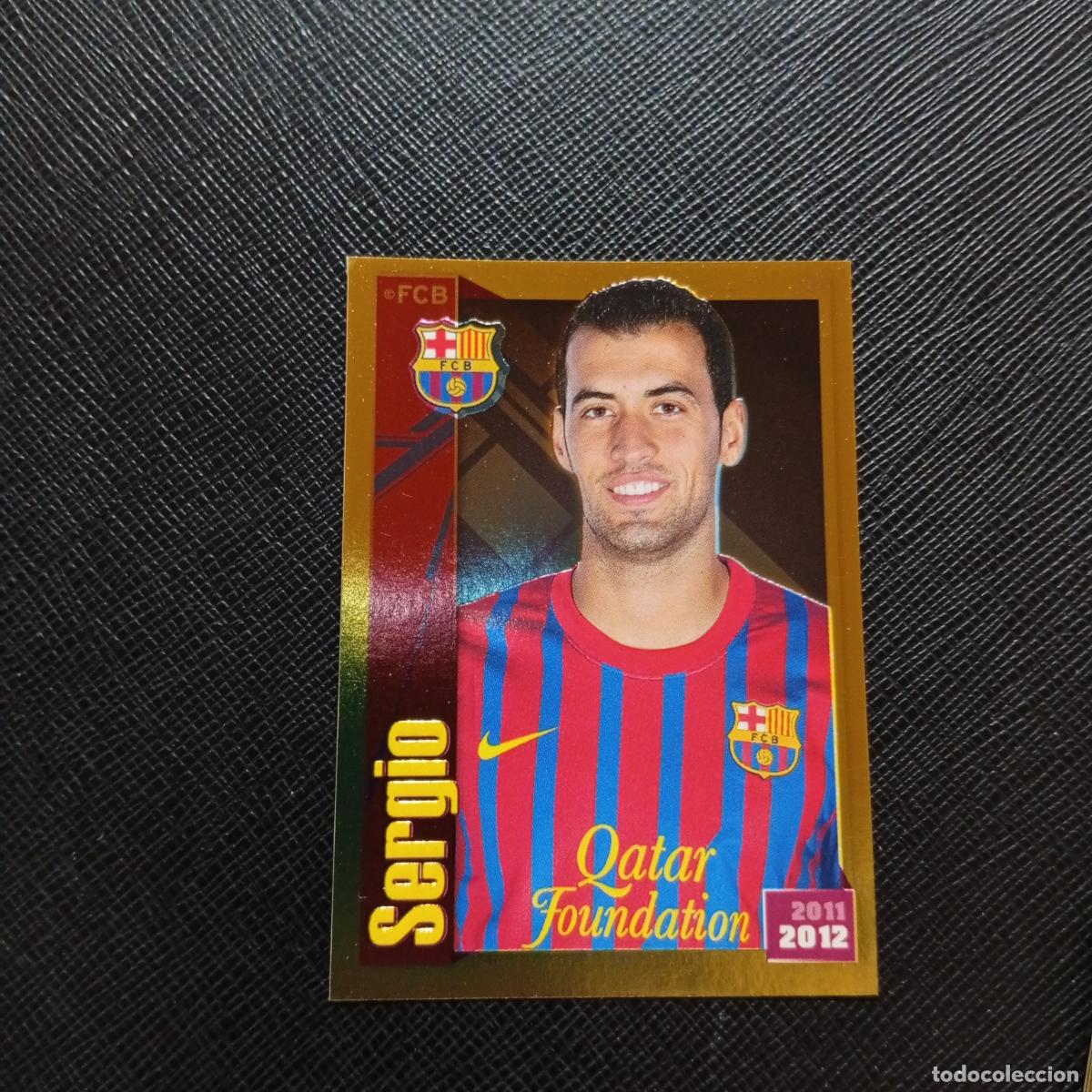 Cromos de f&uacute;tbol: 74 SERGIO BUSQUETS BARCELONA PANINI COLECCION OFICIAL 2011 2012 CROMO 11 12 - SIN PEGAR - A155 PG7