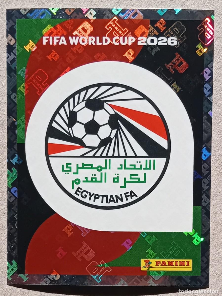 Figurine di Calcio: Figurina Panini 2026 Cromo World Cup Usa Mundial 2026 scudetto escudo badge Egypt n EGY 1