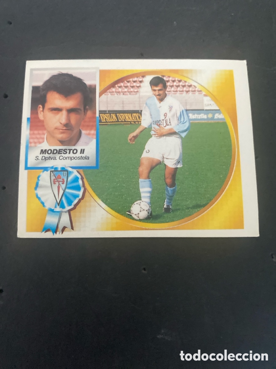 Figurine di Calcio: Cromo liga 94/95 S.D. Compostela nunca pegado