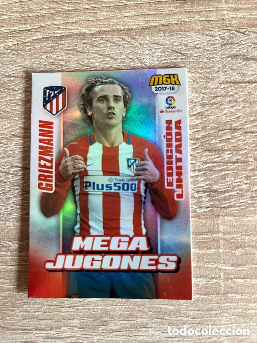 Football Stickers: 70 B GRIEZMANN MEGACRACKS MGK 2017 2018 17 18 EDICI&Oacute;N LIMITADA ATL&Eacute;TICO DE MADRID