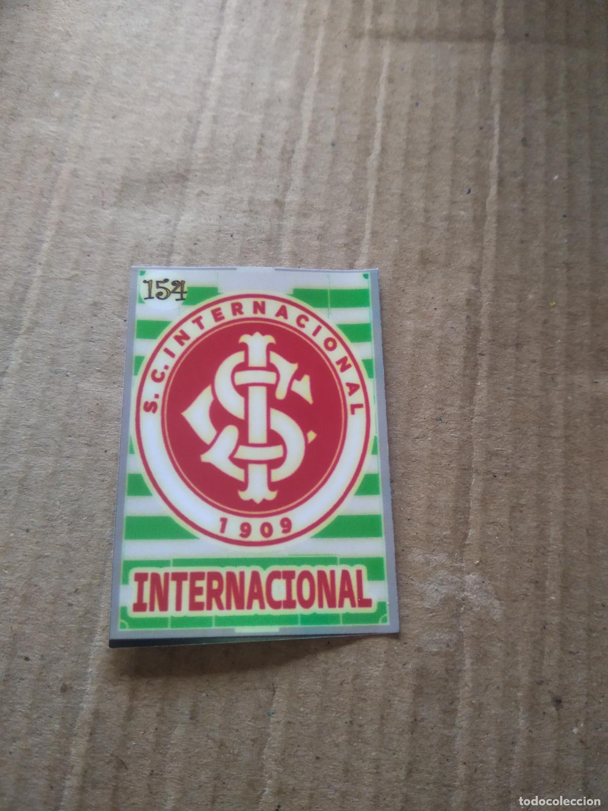 Cromos de f&uacute;tbol: 154 ESCUDO INTERNACIONAL CROMO FUTBOL LIGA BRASIL BRASILEIRAO