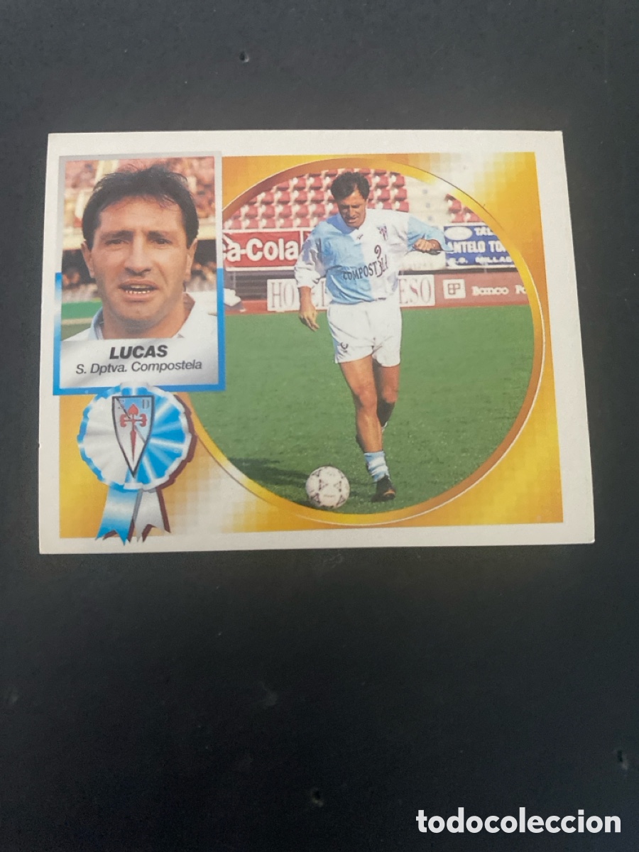 Cromos de f&uacute;tbol: Cromo liga 94/95 S.D. Compostela nunca pegado