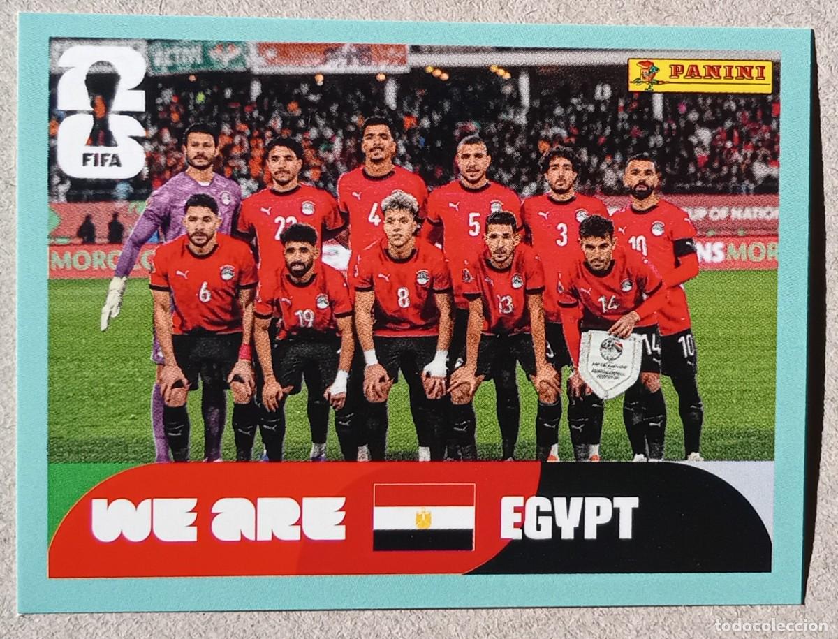 Cromos de f&uacute;tbol: Figurina Panini 2026 Cromo World Cup Usa Mundial 2026 squadra alineaci&oacute;n team Egypt n EGY 13