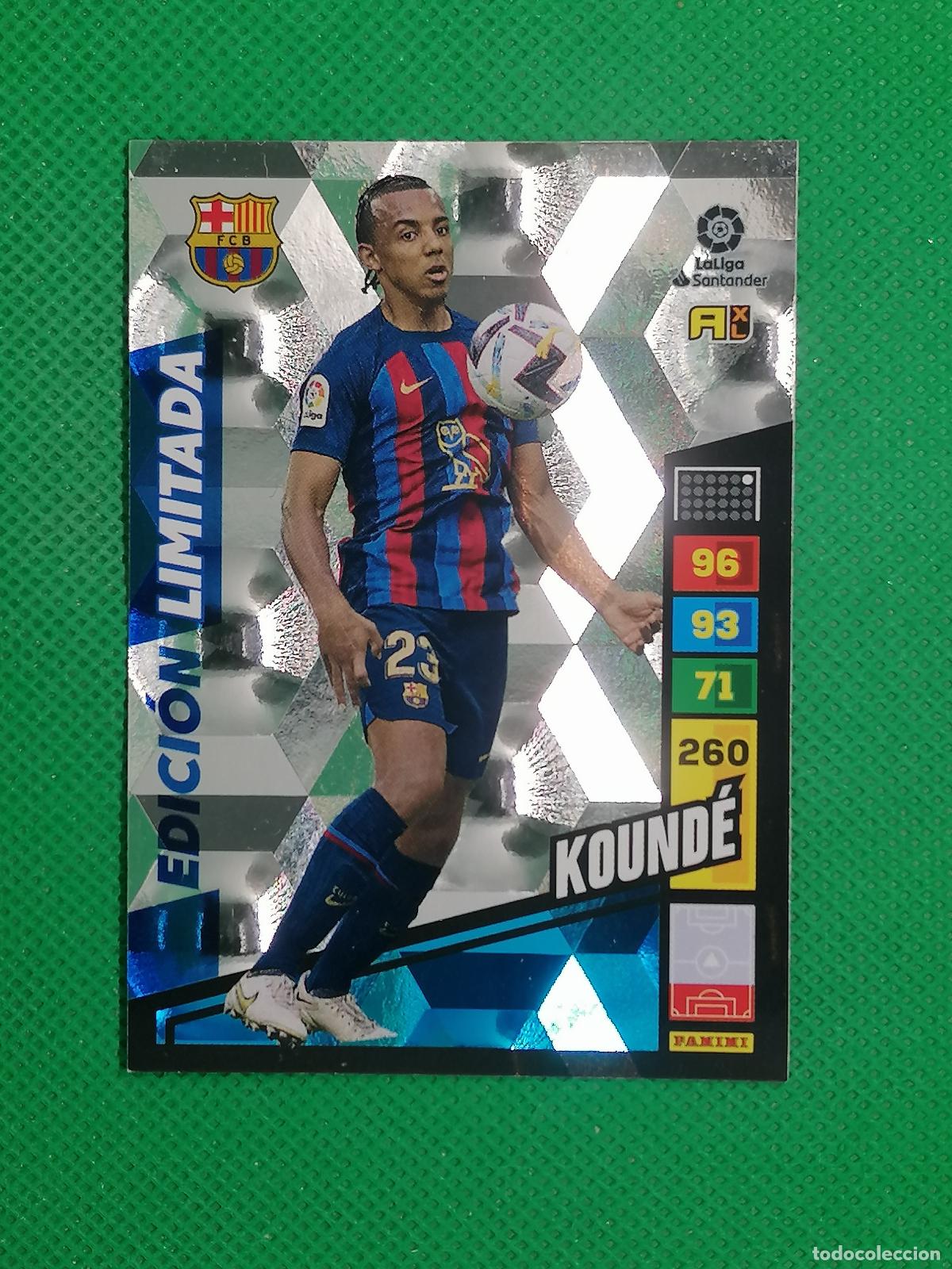 Cromos de f&uacute;tbol: KOUNDE BARCELONA EDICION LIMITADA ⚽ ADRENALYN XL LIGA 2022 2023 22 23 ⚽