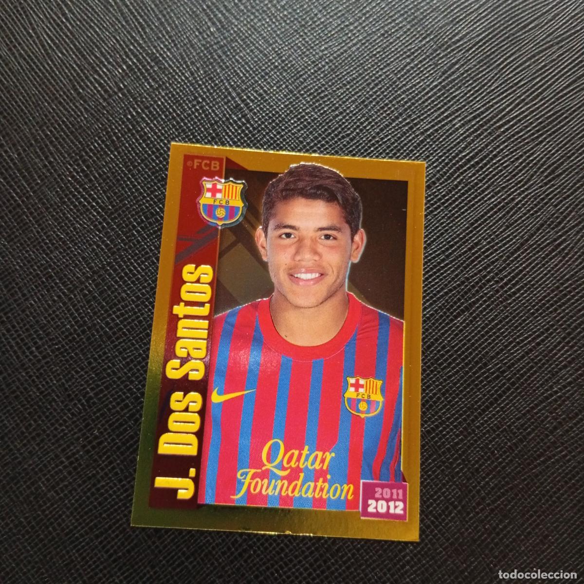 Cromos de f&uacute;tbol: 173 DOS SANTOS BARCELONA PANINI COLECCION OFICIAL 2011 2012 CROMO 11 12 - SIN PEGAR - A155 PG9