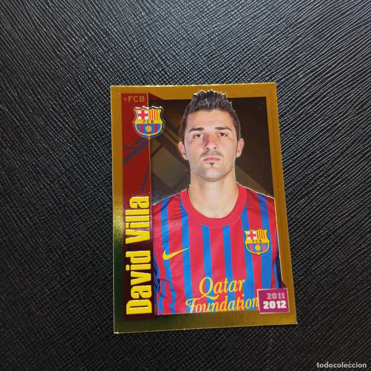 Cromos de f&uacute;tbol: 147 VILLA BARCELONA PANINI COLECCION OFICIAL 2011 2012 CROMO 11 12 - SIN PEGAR - A155 PG9