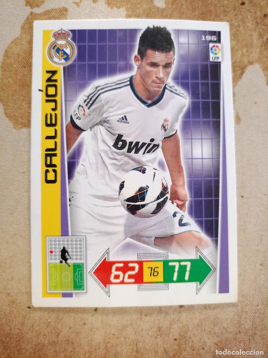 Cromos de f&uacute;tbol: # Real Madrid 196 CALLEJ&Oacute;N Adrenalyn 2012-13
