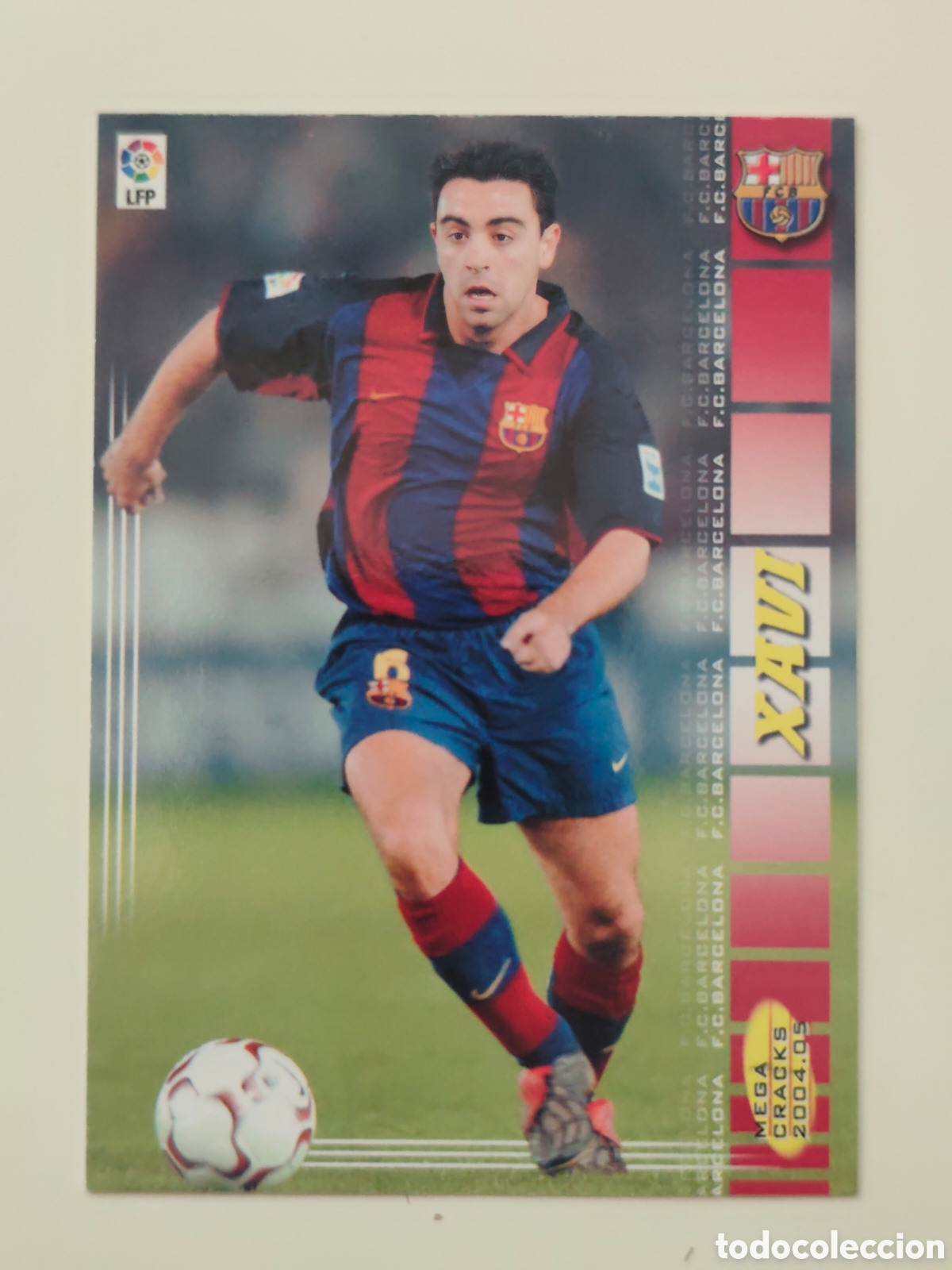 Cromos de f&uacute;tbol: 66 XAVI FC BARCELONA MEGACRACKS 2004 2005