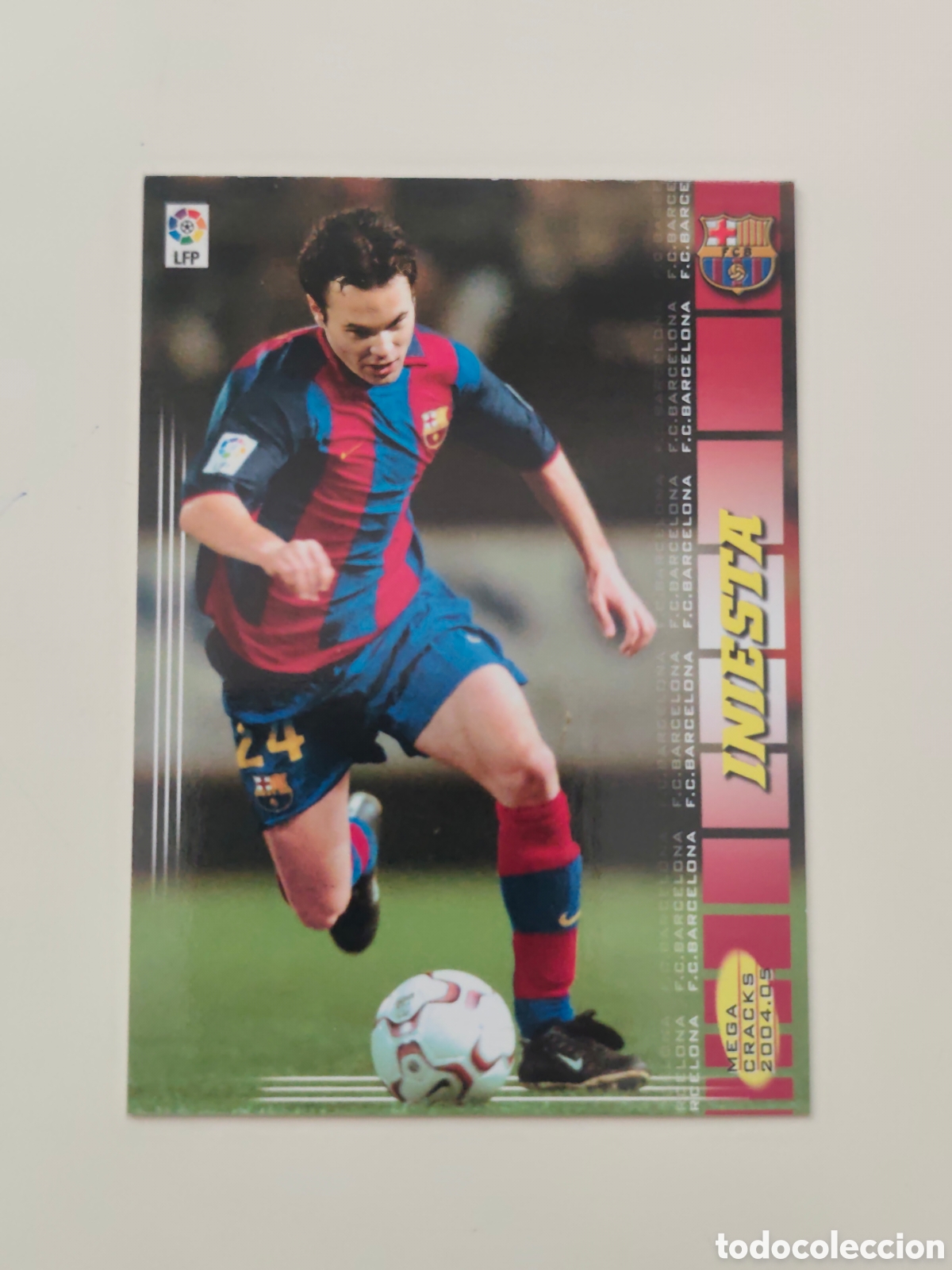 Football Stickers: 67 INIESTA FC BARCELONA MEGACRACKS 2004 2005