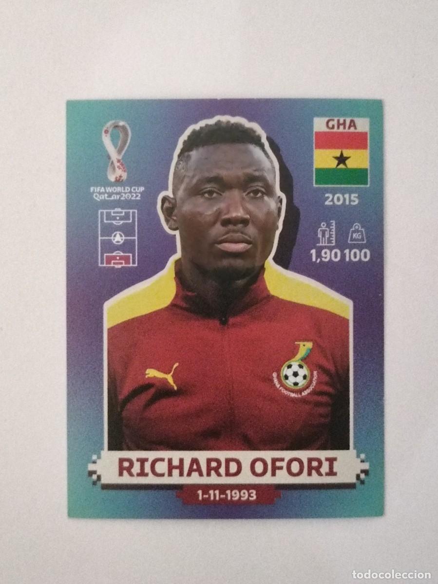 Football Stickers: #GHA 4 RICHARD OFORI (GHANA) MUNDIAL QATAR 2022 PANINI
