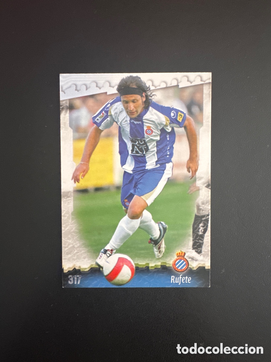 Fu&szlig;ball-Sticker: RUFETE ESPA&Ntilde;OL NUMERO 317 MUNDICROMO 2008 LAS DICHAS DE LA LIGA 2009