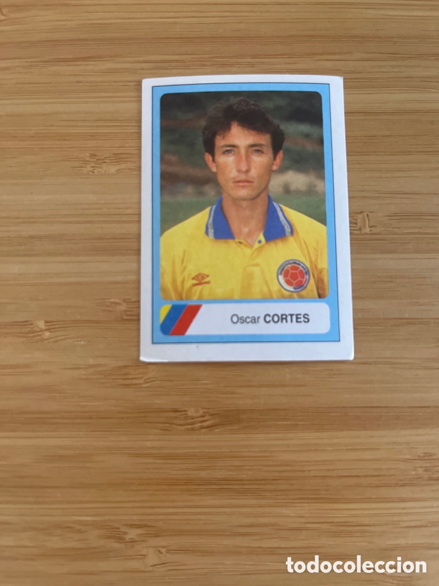 Cartes &agrave; collectionner de Football: OSCAR CORTES 128 COLOMBIA USA 1994 ESTADIO MUNDIAL WORLD CUP FUTBOL 94 CROMO NUEVO SIN PEGAR