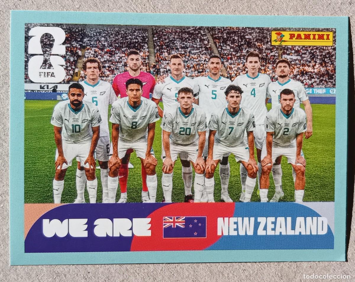 Cromos de Futebol: Figurina Panini 2026 Cromo World Cup Usa Mundial 2026 squadra alineaci&oacute;n team New Zeland n NZL 13