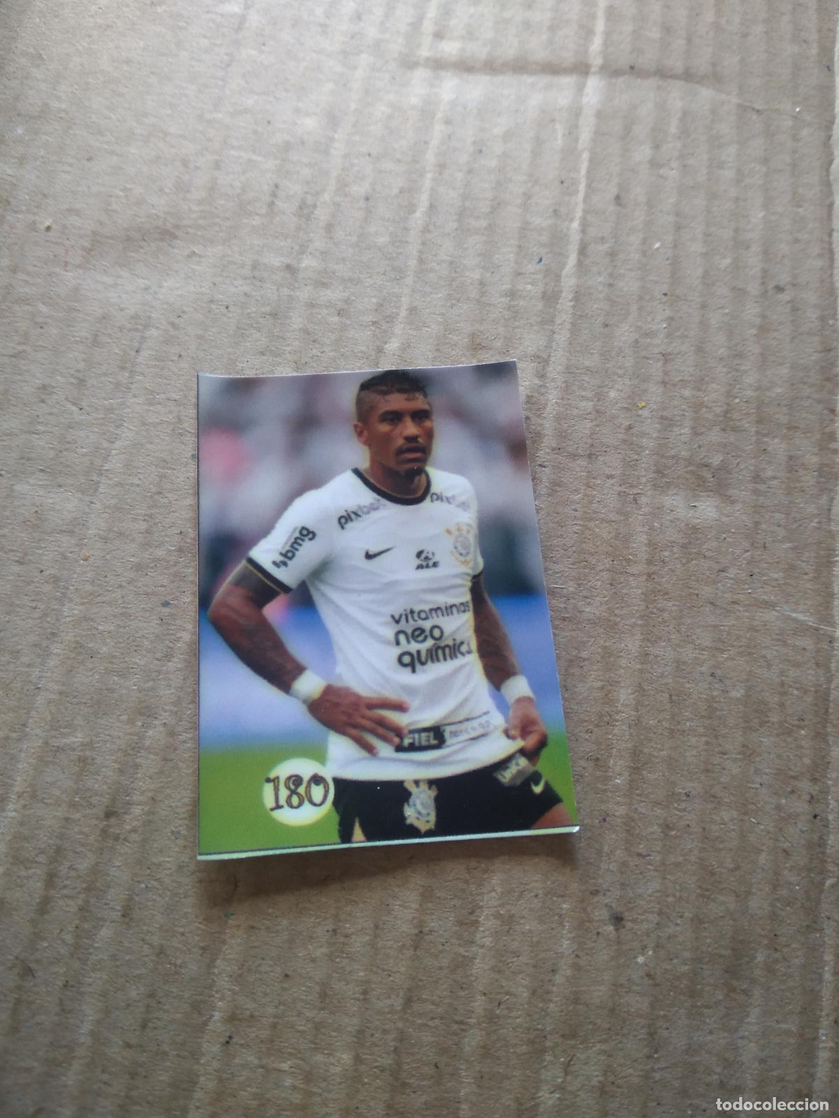 Cromos de Futebol: 180 PAULINHO CORINTHIANS CROMO FUTBOL LIGA BRASIL BRASILEIRAO