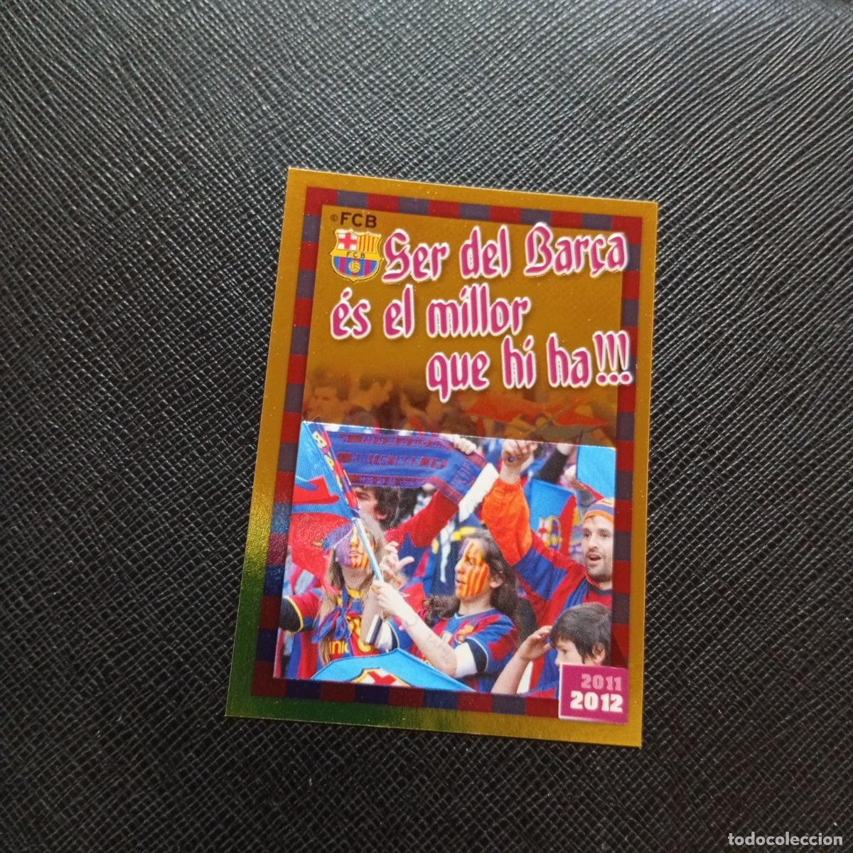 Fu&szlig;ball-Sticker: 207 AFICION BARCELONA PANINI COLECCION OFICIAL 2011 2012 CROMO 11 12 - SIN PEGAR - A155 PG10