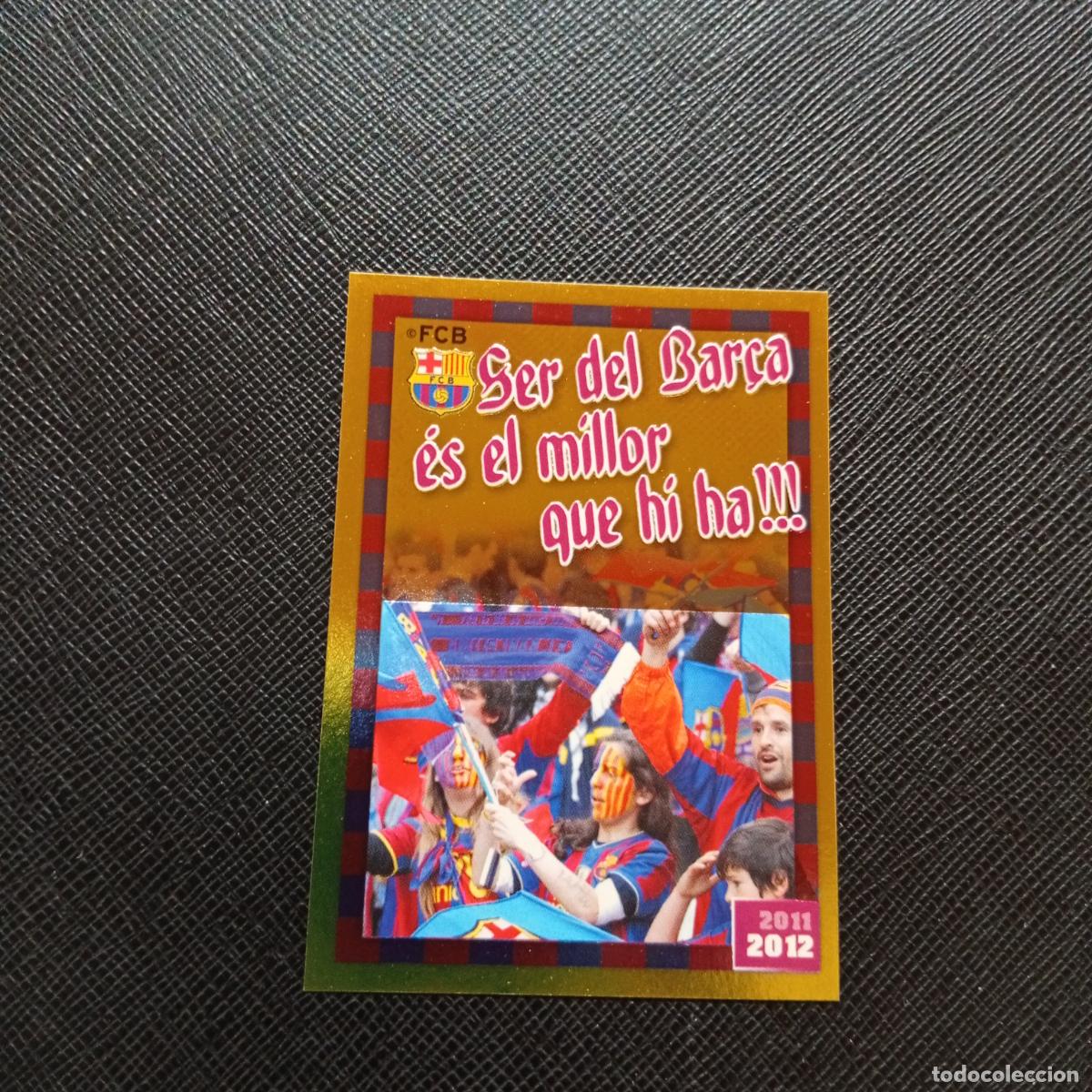 Fu&szlig;ball-Sticker: 207 AFICION BARCELONA PANINI COLECCION OFICIAL 2011 2012 CROMO 11 12 - SIN PEGAR - A155 PG10 B