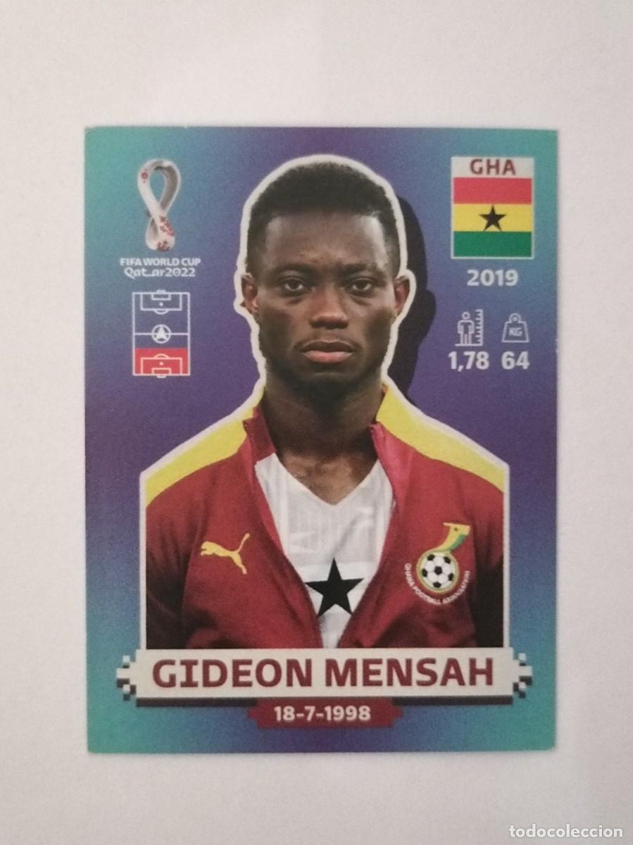 Football Stickers: #GHA 8 GIDEON MENSAH (GHANA) MUNDIAL QATAR 2022 PANINI
