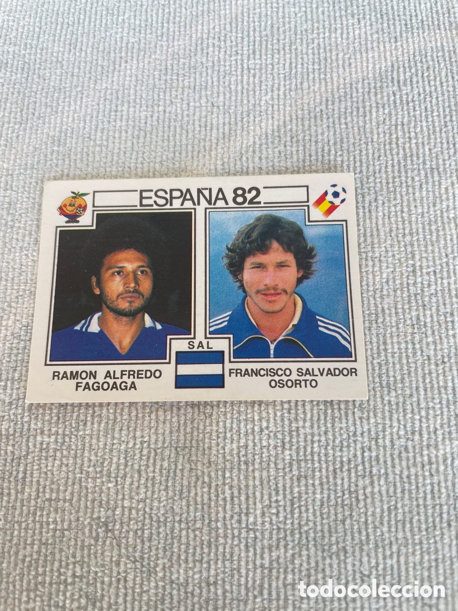 Football Stickers: ESPA&Ntilde;A 82 222 Ramon Alfredo Fagoaga - Francisco Salvador Osorto