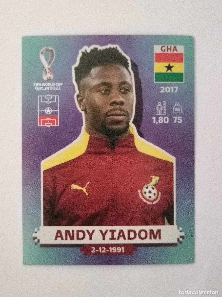 Cromos de f&uacute;tbol: #GHA 10 ANDY YIADOM (GHANA) MUNDIAL QATAR 2022 PANINI
