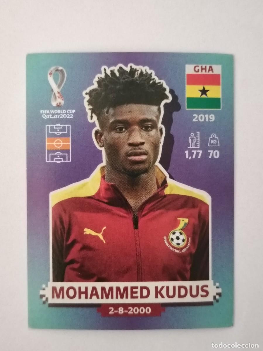 Cromos de f&uacute;tbol: #GHA 12 MOHAMMED KUDUS (GHANA) MUNDIAL QATAR 2022 PANINI