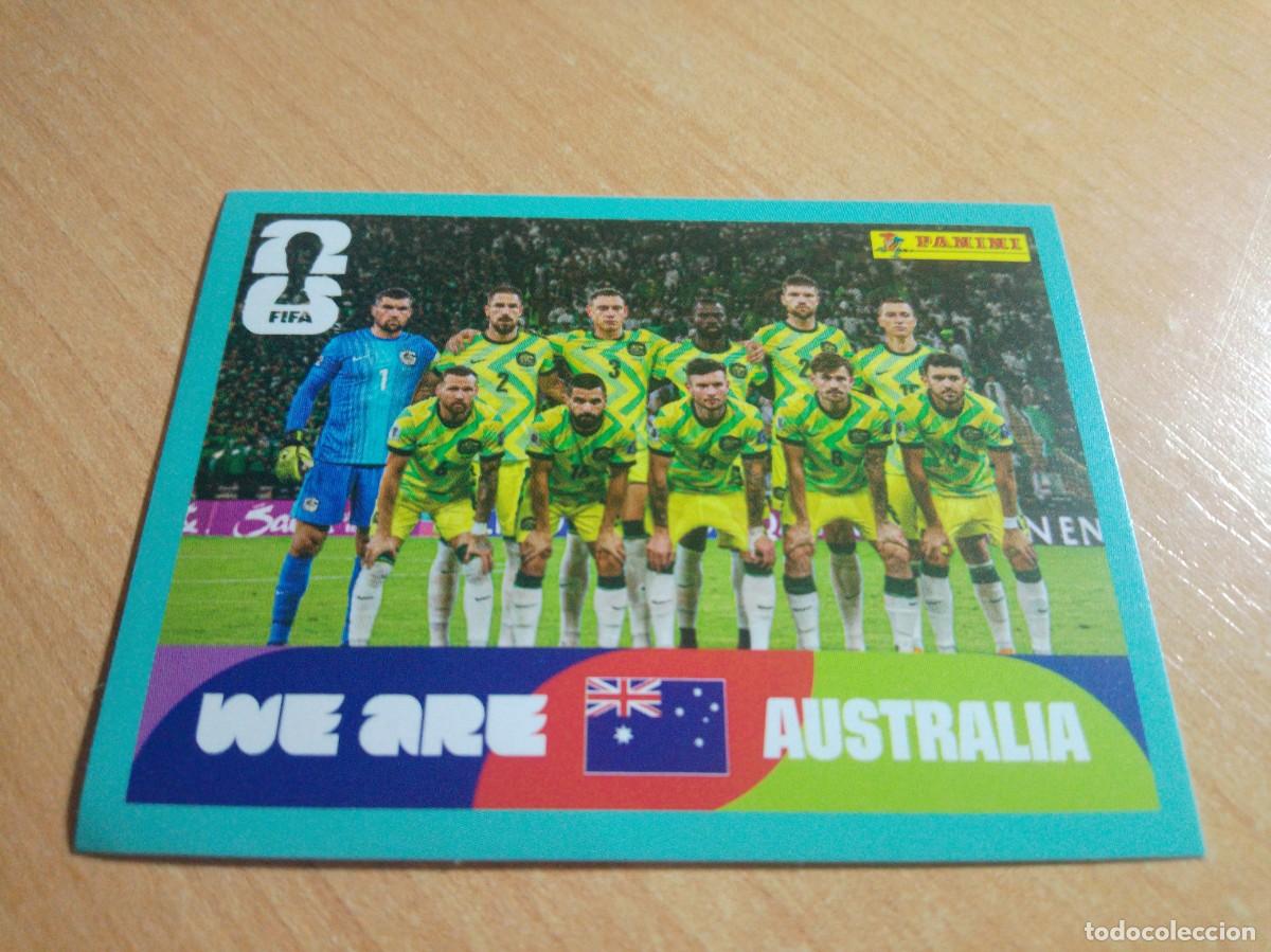 Cromos de f&uacute;tbol: SELECCI&Oacute;N DE AUSTRALIA AUS 23 MUNDIAL FIFA WORLD CUP 2026 26 PANINI STICKERS NUEVO