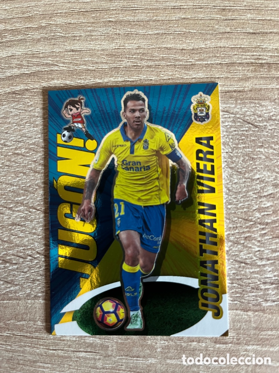 Cromos de f&uacute;tbol: JONATHAN VIERA JUG&Oacute;N REVISTA JUG&Oacute;N 2016 2017 16 17 LAS PALMAS