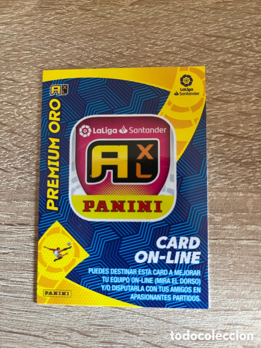 Cromos de f&uacute;tbol: PREMIUM ORO CARD ONLINE ADRENALYN 2021 2022 21 22