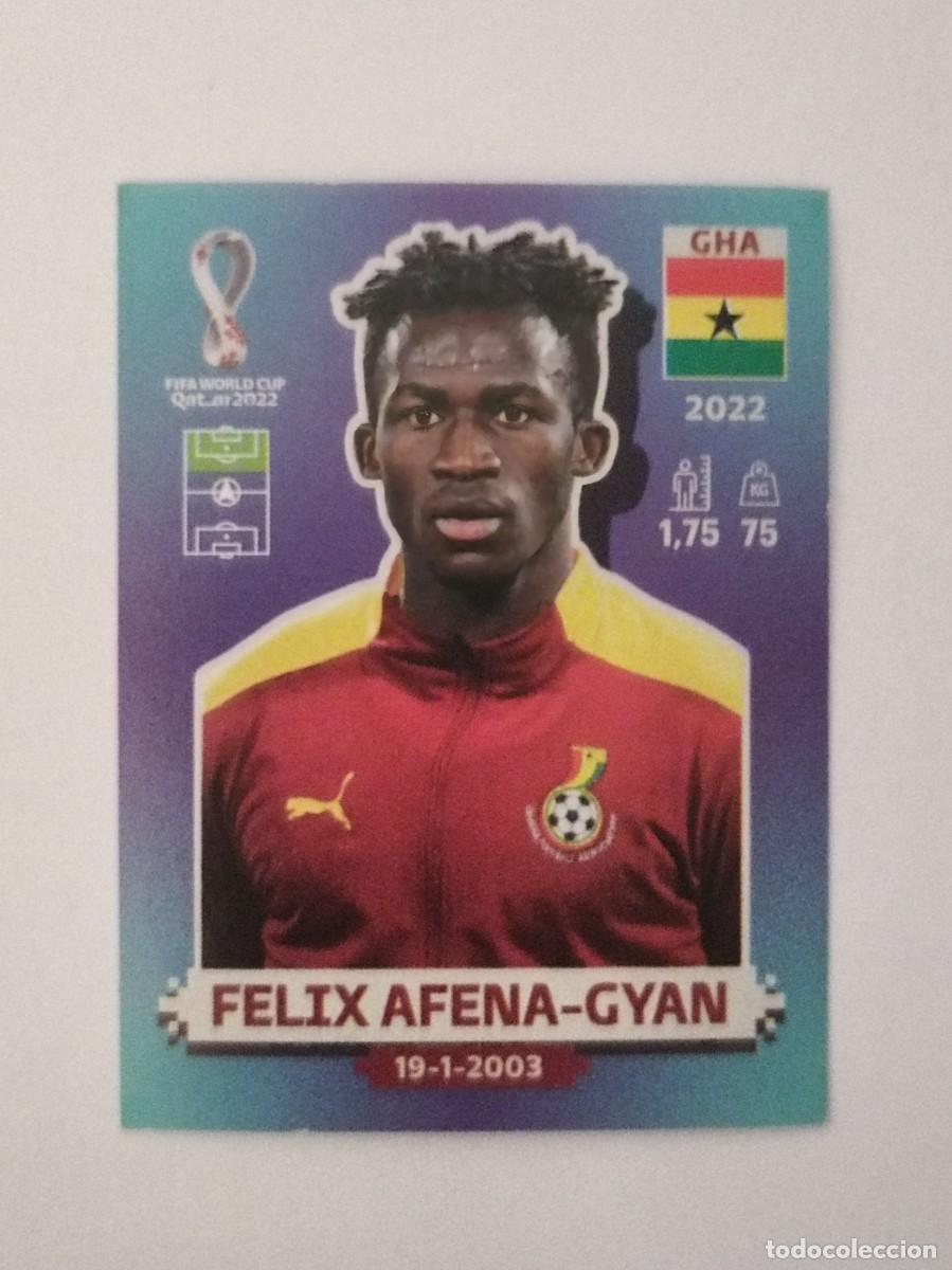 Cromos de f&uacute;tbol: #GHA 16 FELIX AFENA-GYAN (GHANA) MUNDIAL QATAR 2022 PANINI
