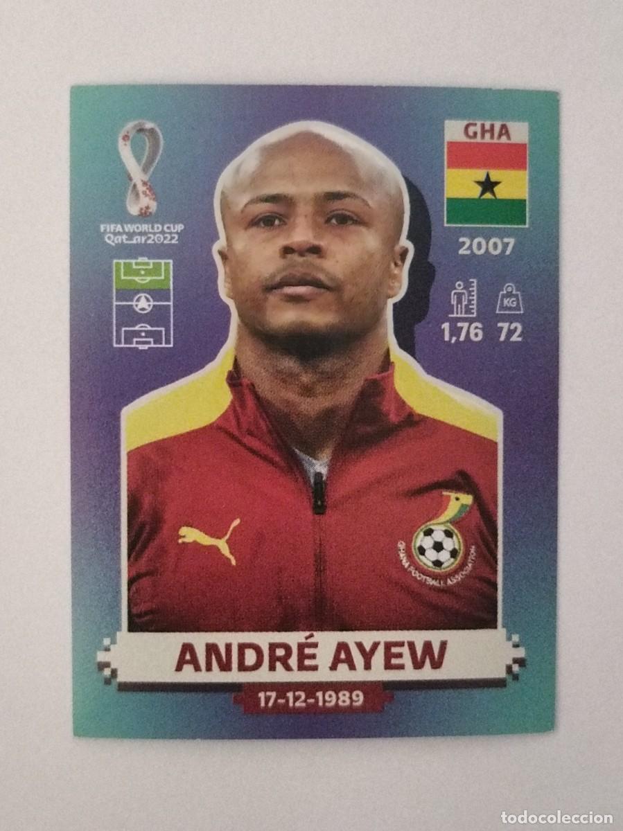 Cartes &agrave; collectionner de Football: #GHA 17 ANDREW AYEW (GHANA) MUNDIAL QATAR 2022 PANINI