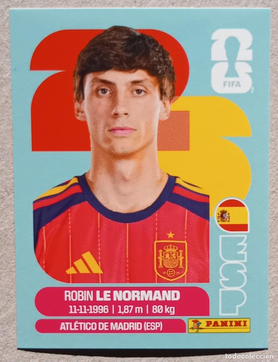 Cartes &agrave; collectionner de Football: Figurina Panini 2026 Cromo World Cup Usa Mundial 2026 Robin Le Normand Espa&ntilde;a n ESP 3