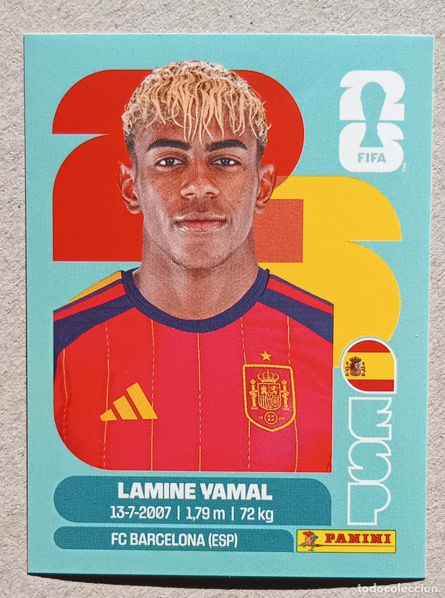 Cromos de f&uacute;tbol: Figurina Panini 2026 Cromo World Cup Usa Mundial 2026 Lamine Yamal Espa&ntilde;a n ESP 15
