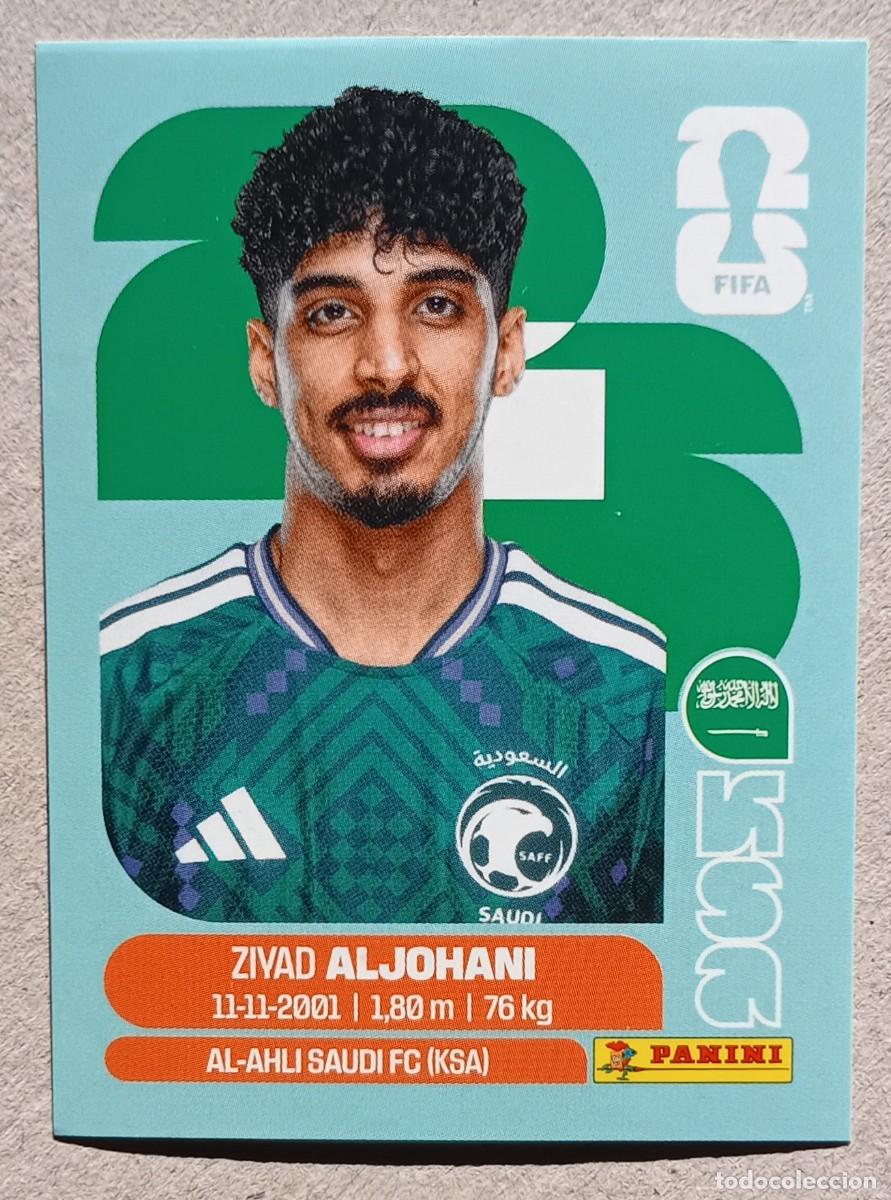 Cromos de f&uacute;tbol: Figurina Panini 2026 Cromo World Cup Usa Mundial 2026 Ziyad Aljohani Saudi Arabia n KSA 10