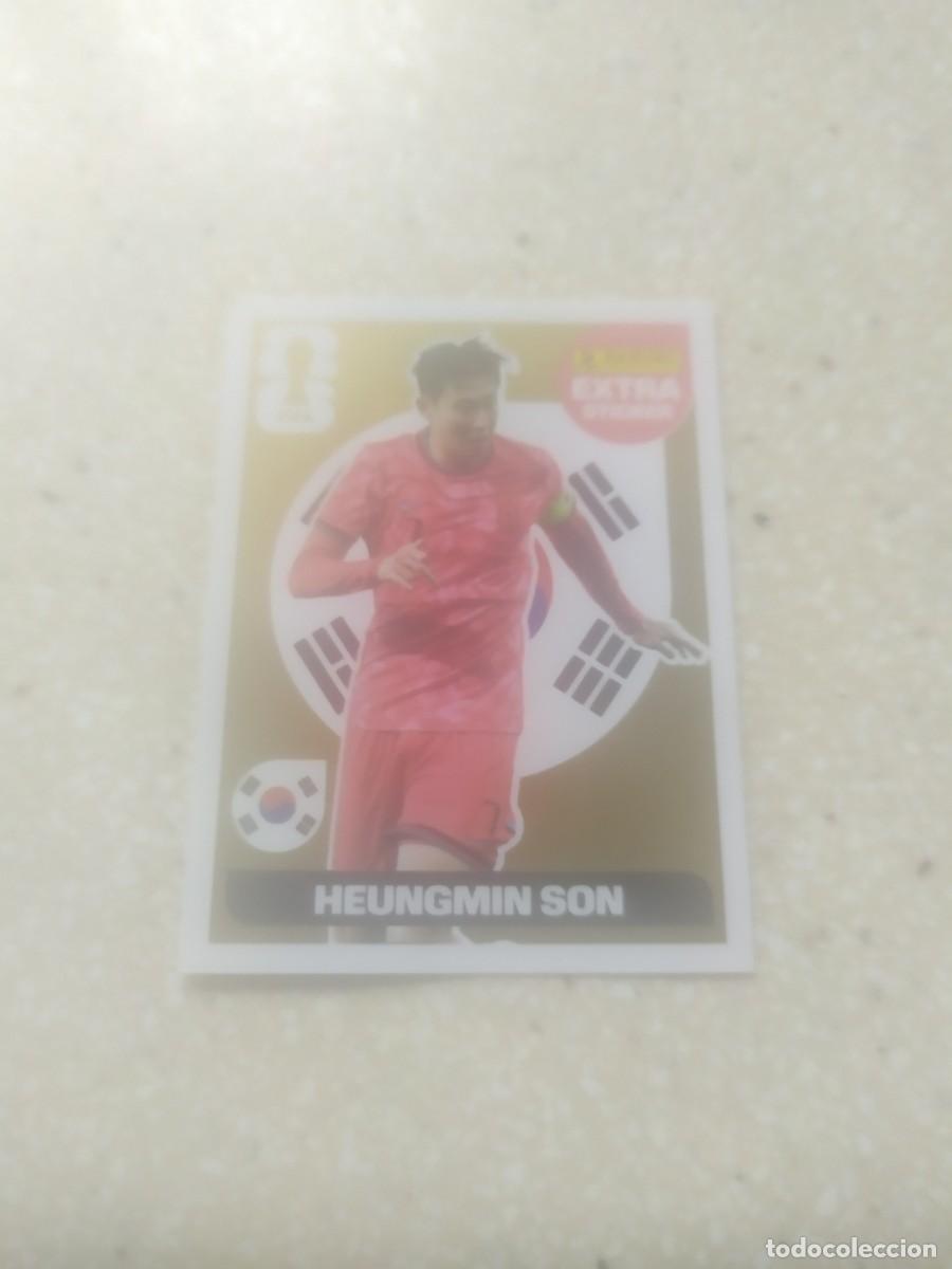 Cromos de f&uacute;tbol: HEUNGMIN SON EXTRA STICKERS ORO GOLD MUNDIAL 2026 USA CANAD&Aacute;
