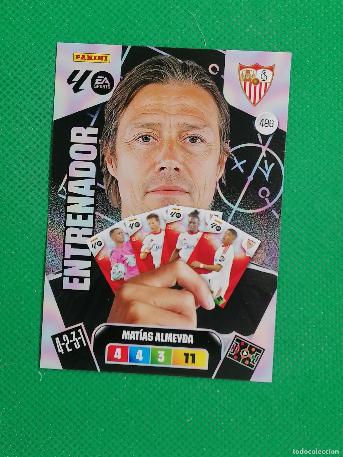 Cromos de f&uacute;tbol: 496 MATIAS ALMEYDA SEVILLA ENTRENADOR ⚽ LIGA ADRENALYN XL 2025 2026 25 26 ⚽