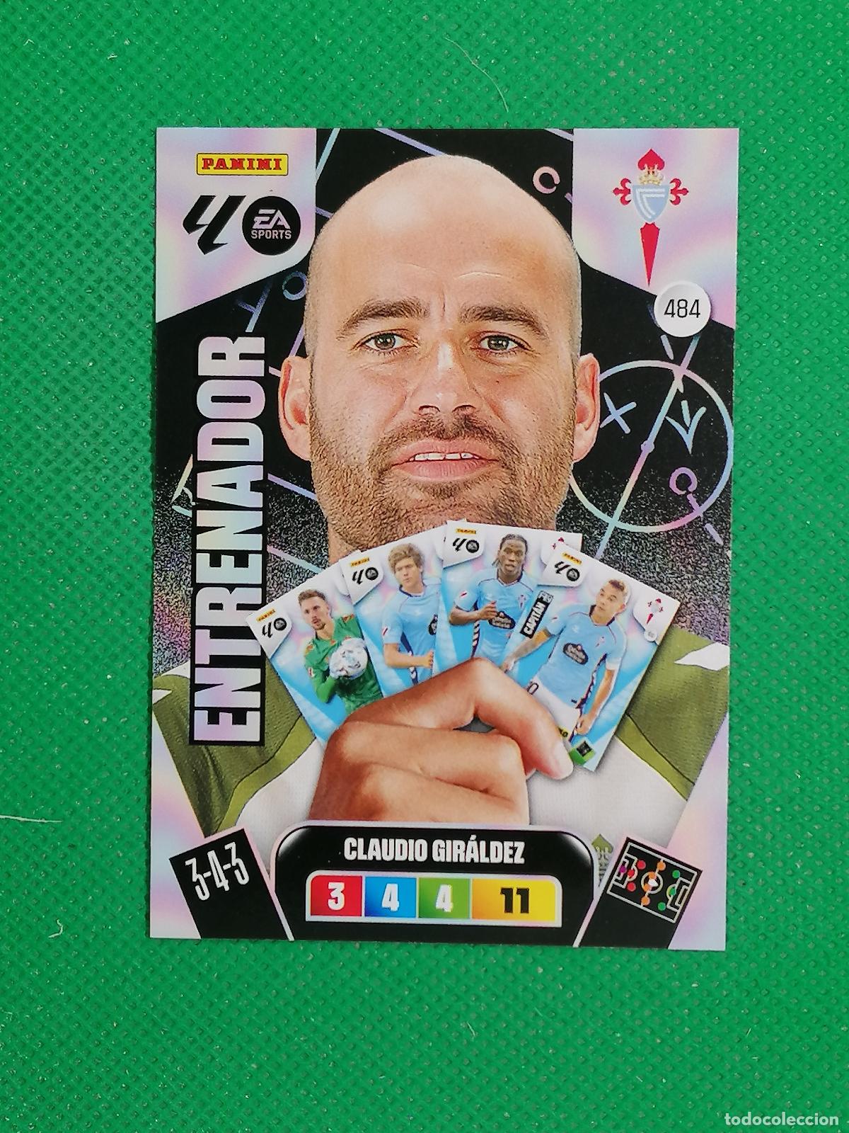 Cromos de f&uacute;tbol: 484 CLAUDIO GIRALDEZ CELTA ENTRENADOR ⚽ LIGA ADRENALYN XL 2025 2026 25 26 ⚽