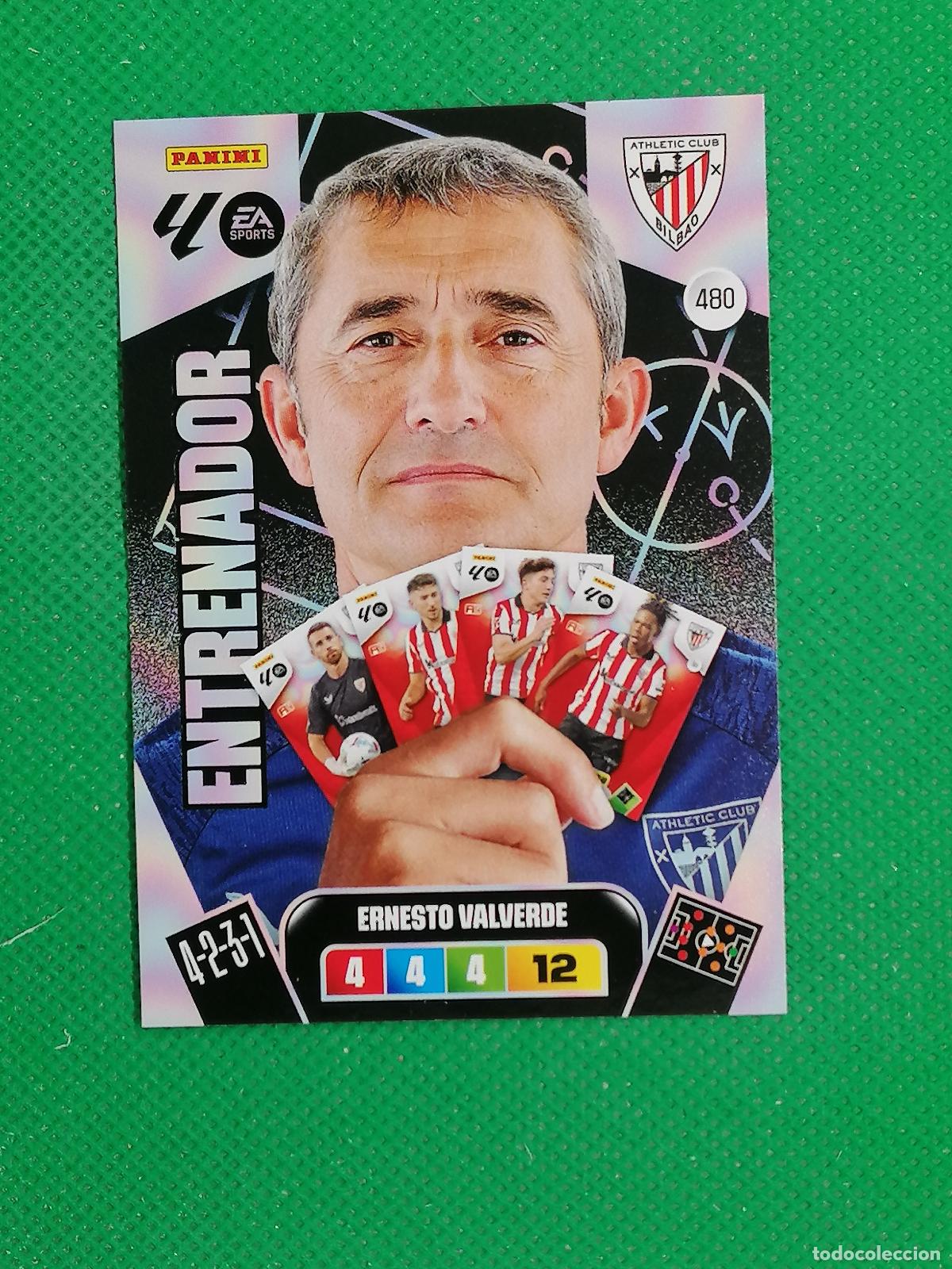 Cromos de f&uacute;tbol: 480 ERNESTO VALVERDE ATHLETIC BILBAO ENTRENADOR ⚽ LIGA ADRENALYN XL 2025 2026 25 26 ⚽
