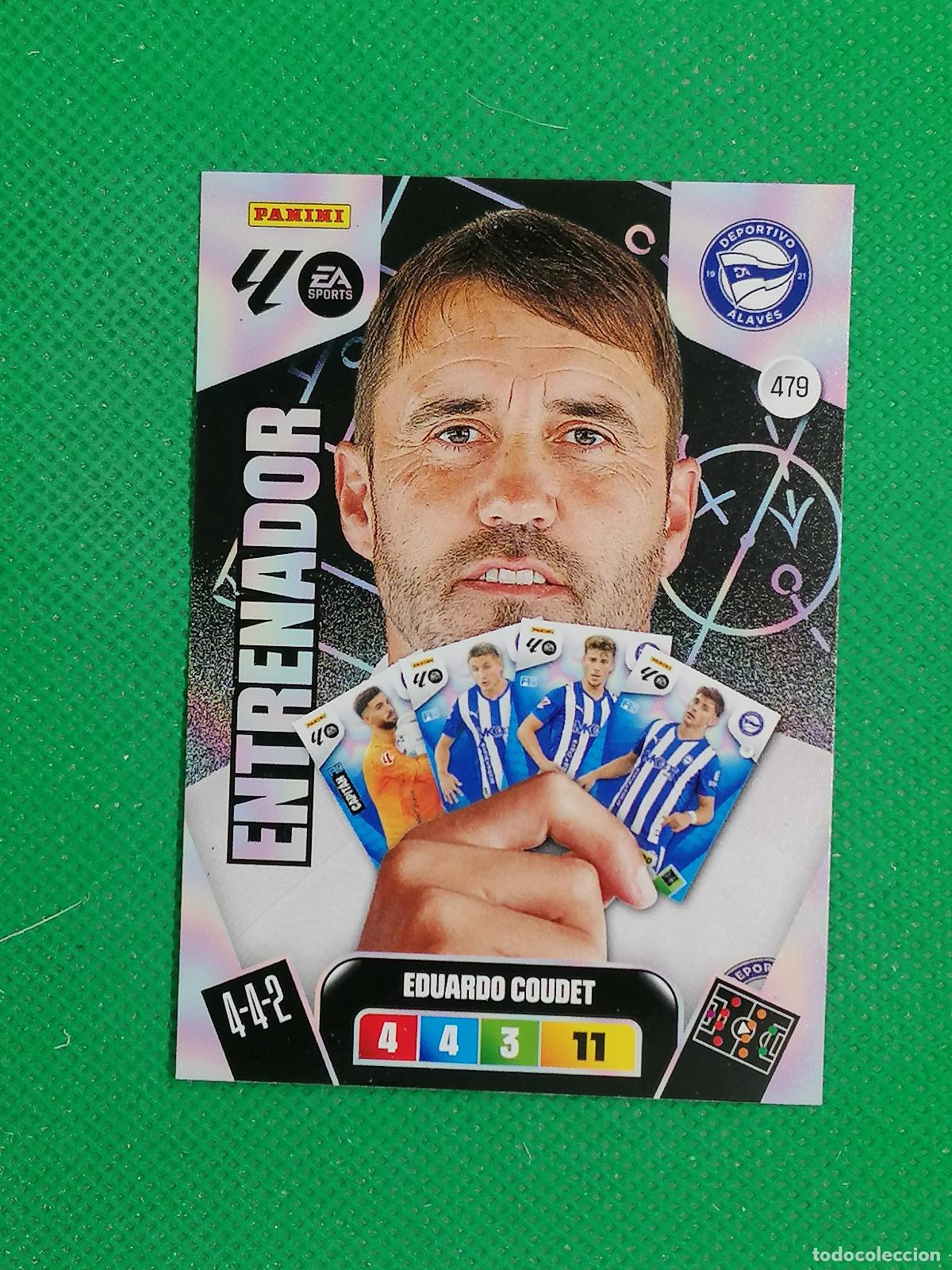 Cromos de f&uacute;tbol: 479 EDUARDO COUDET ALAVES ENTRENADOR ⚽ LIGA ADRENALYN XL 2025 2026 25 26 ⚽