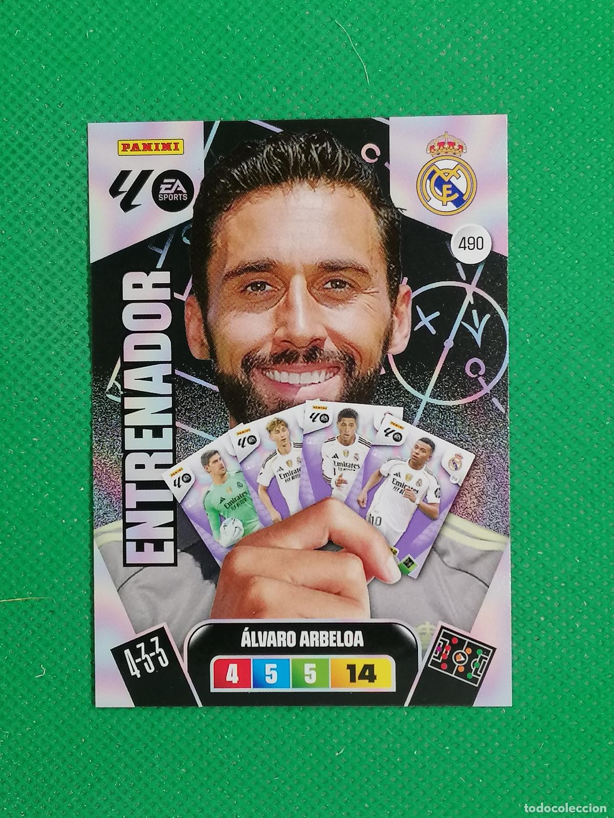 Cromos de f&uacute;tbol: 490 ALVARO ARBELOA REAL MADRID ENTRENADOR ⚽ LIGA ADRENALYN XL 2025 2026 25 26 ⚽