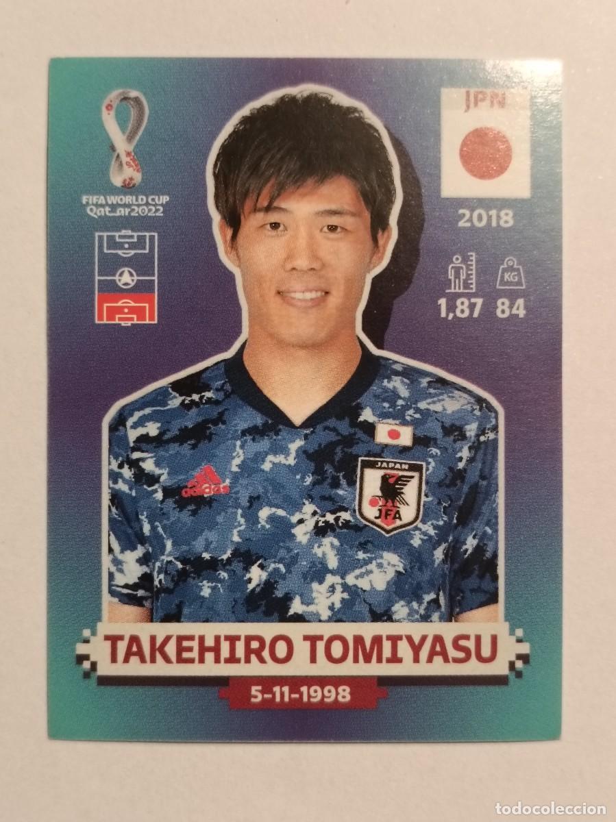 Cromos de f&uacute;tbol: #JPN 7 TAKEHIRO TOMIYASU (JAPON) MUNDIAL QATAR 2022 PANINI