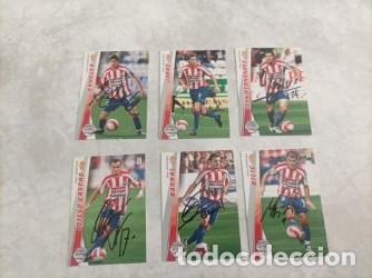 Cromos de f&uacute;tbol: Cromos futbol firmados Sporting 2008