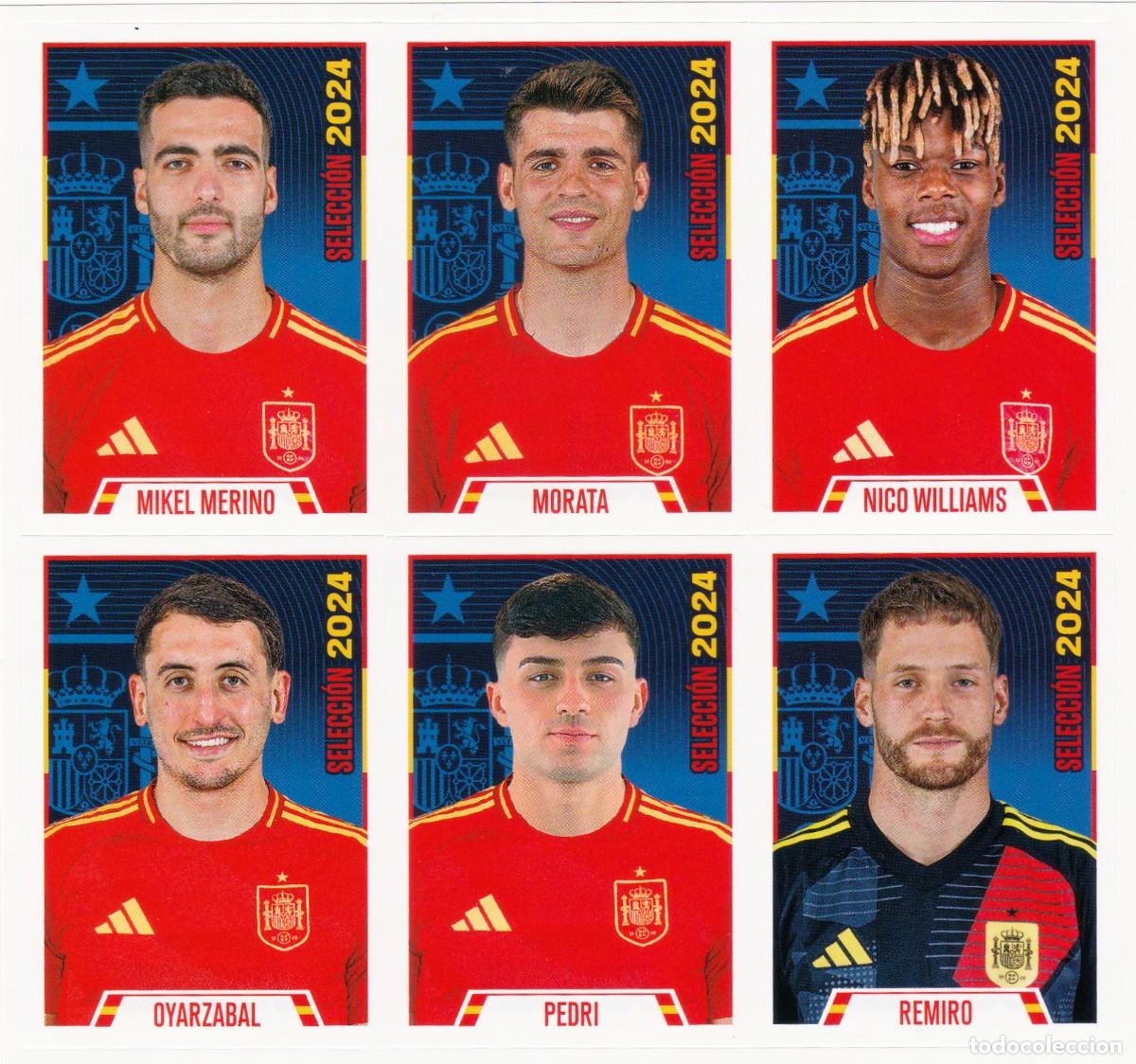 Cartes &agrave; collectionner de Football: P&Oacute;STER DE ESPA&Ntilde;A 2024 - HOJAS Y CROMOS NUEVOS