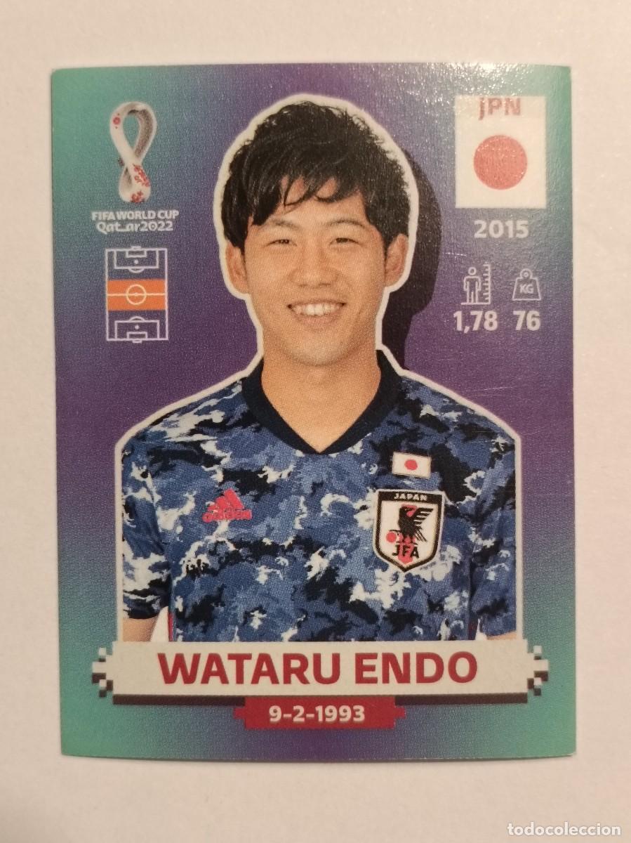 Cromos de f&uacute;tbol: #JPN 10 WATARU ENDO (JAPON) MUNDIAL QATAR 2022 PANINI