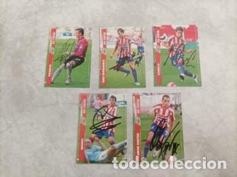 Cromos de f&uacute;tbol: Cromos futbol firmados Sporting mundicromo