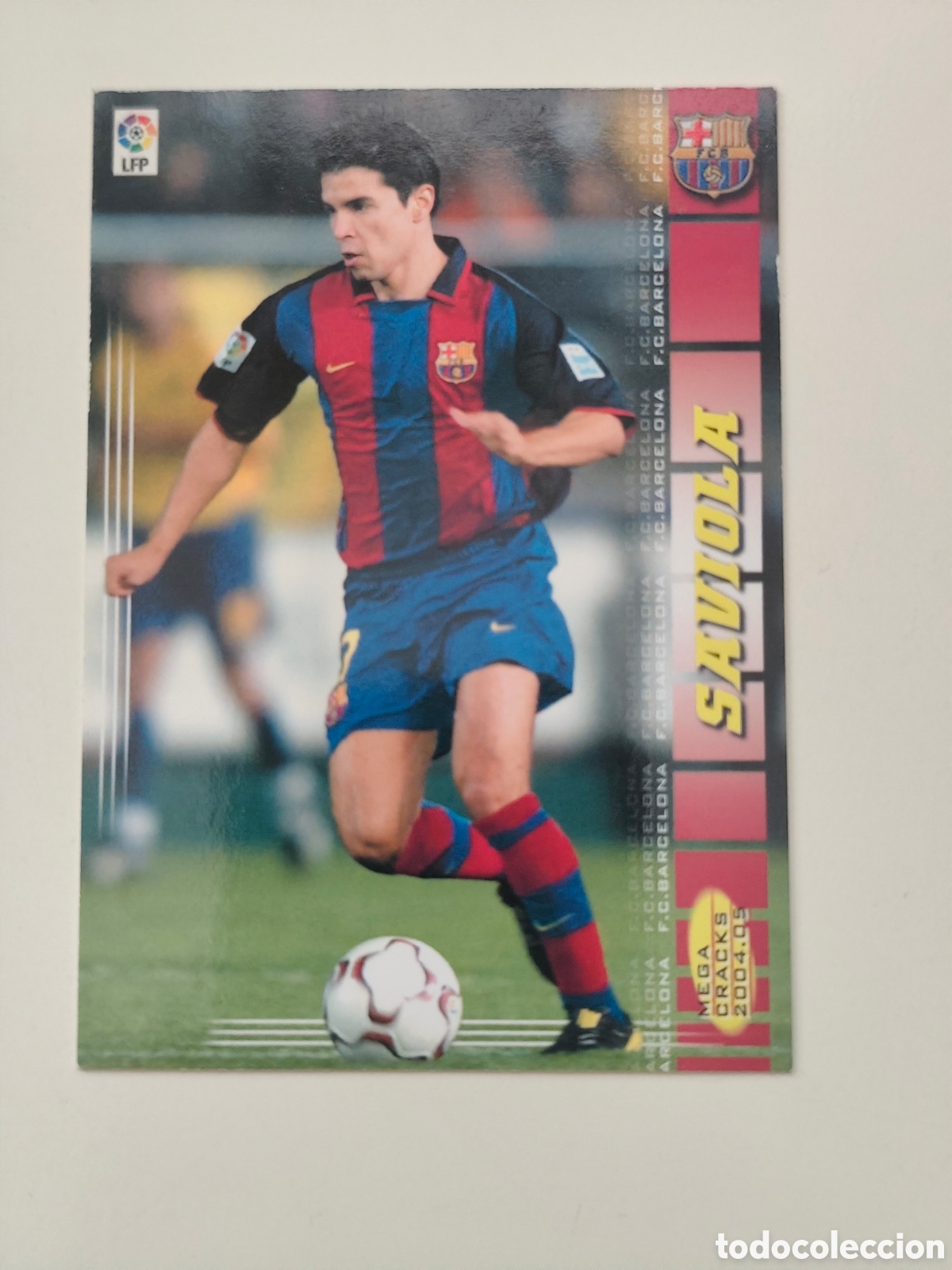 Cromos de f&uacute;tbol: 70 SAVIOLA FC BARCELONA MEGACRACKS 2004 2005