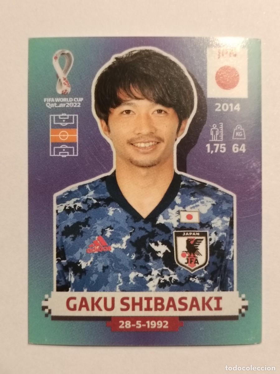 Cromos de f&uacute;tbol: #JPN 13 GAKU SHIBASAKI (JAPON) MUNDIAL QATAR 2022 PANINI