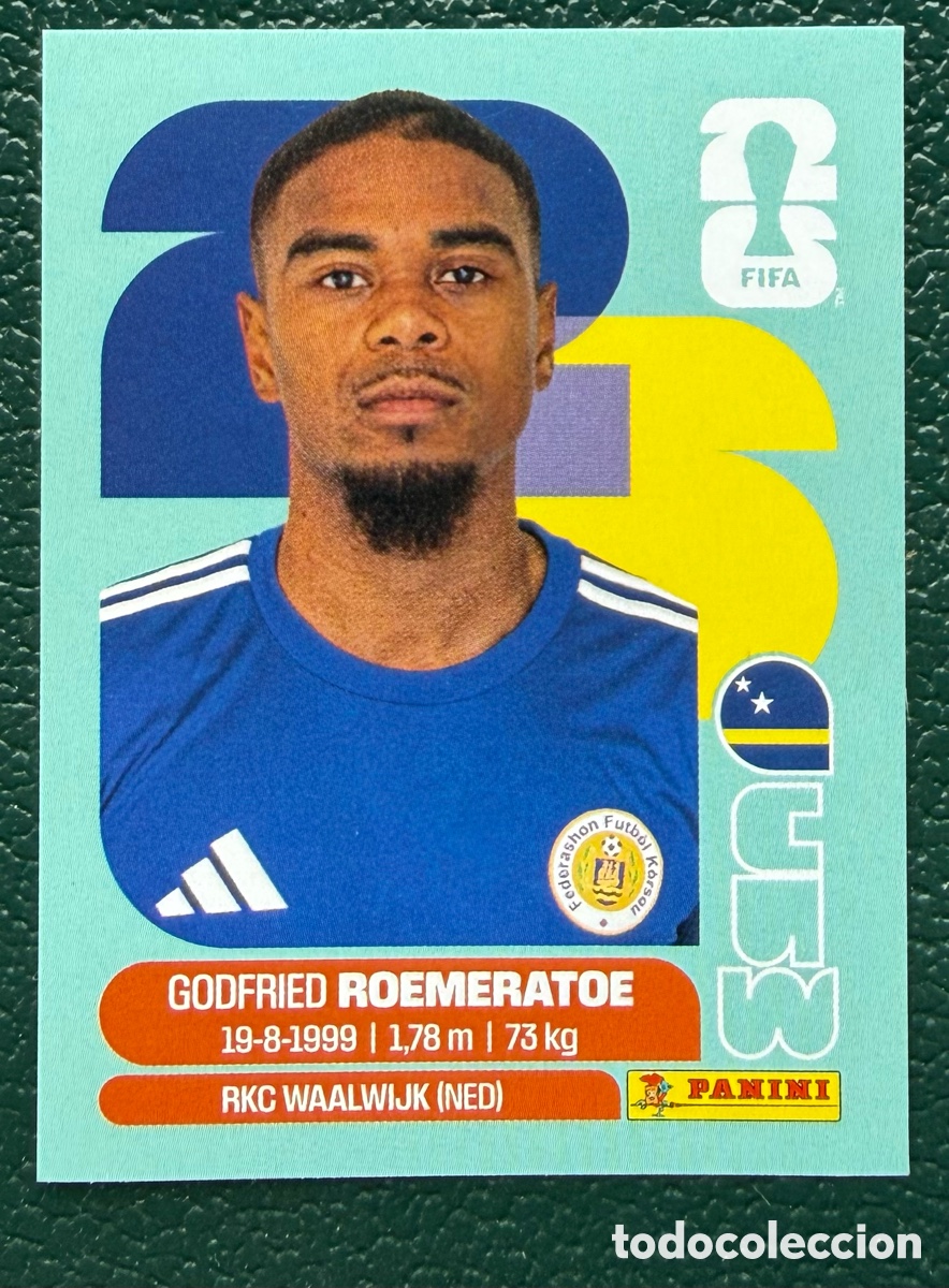Cromos de Futebol: CUW 10 GODFRIED ROEMERATOE CURA&Ccedil;AO CROMOS ALBUM FIFA WORLD CUP MUNDIAL 2026 PANINI