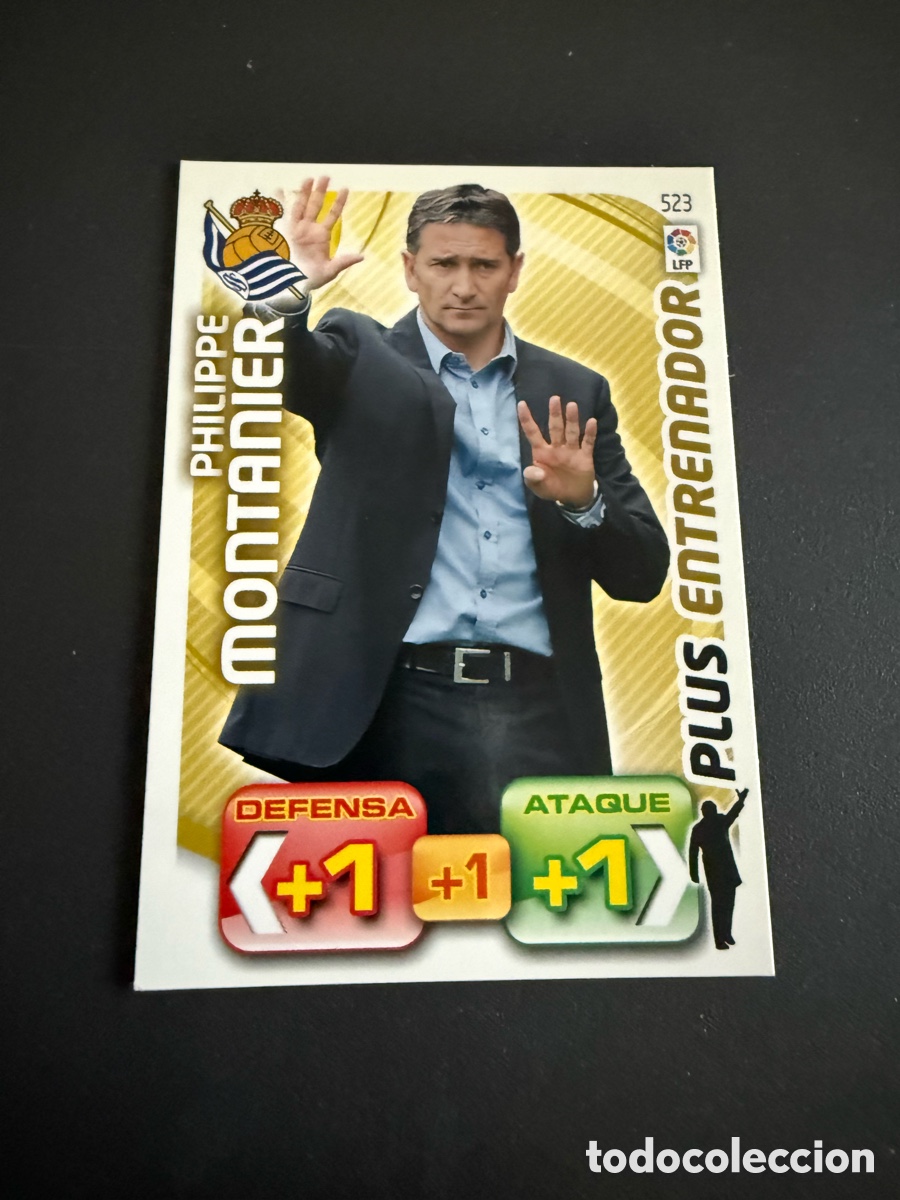Cromos de Futebol: Adrenalyn XL. 2011-12. n 523. MONTANIER ( Real Sociedad). Plus Entrenador